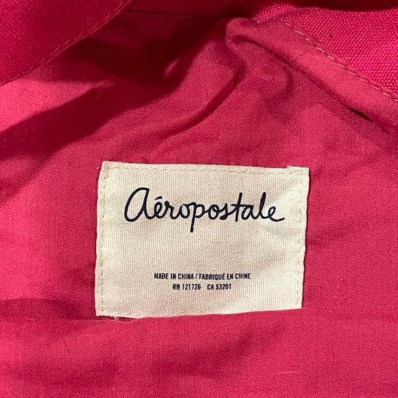 Pink Love Aeropostale shoulder tote bag - Picture 2 of 3